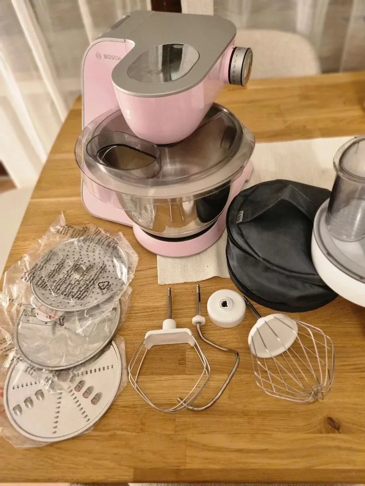 Bosch Küchenmaschine MUM5 (MUM58K20), 1000W Rosa / Zubehör – Bild 5