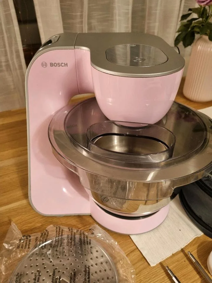 Bosch Küchenmaschine MUM5 (MUM58K20), 1000W Rosa / Zubehör – Bild 6